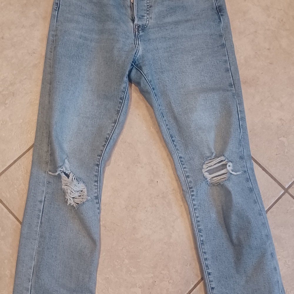 Levi's Light Blue Straight Leg Jeans